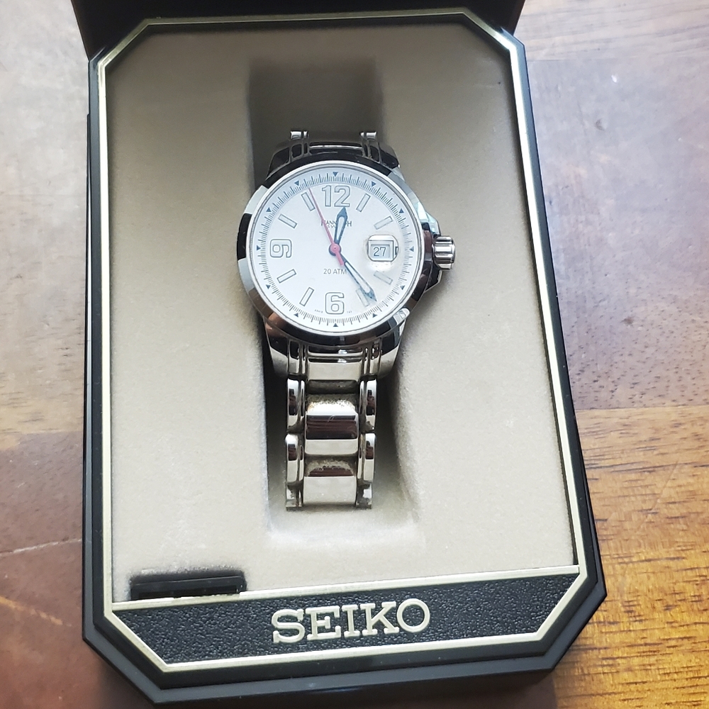 Silver Seiko Watch